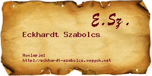 Eckhardt Szabolcs névjegykártya
